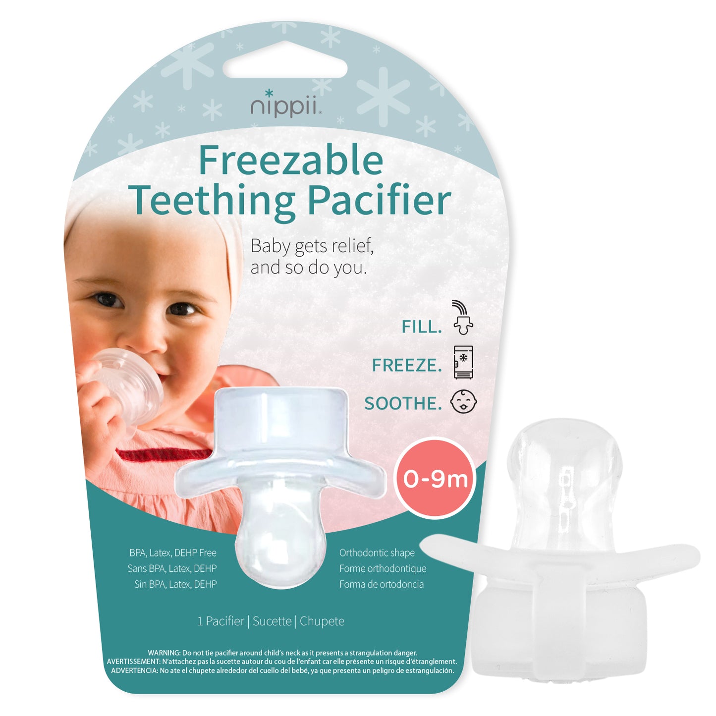 Orthodontic Freezable Teething Pacifier